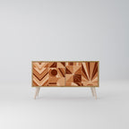 PRISM MOSAIC Kompaktní dvoudveřový TV stolek