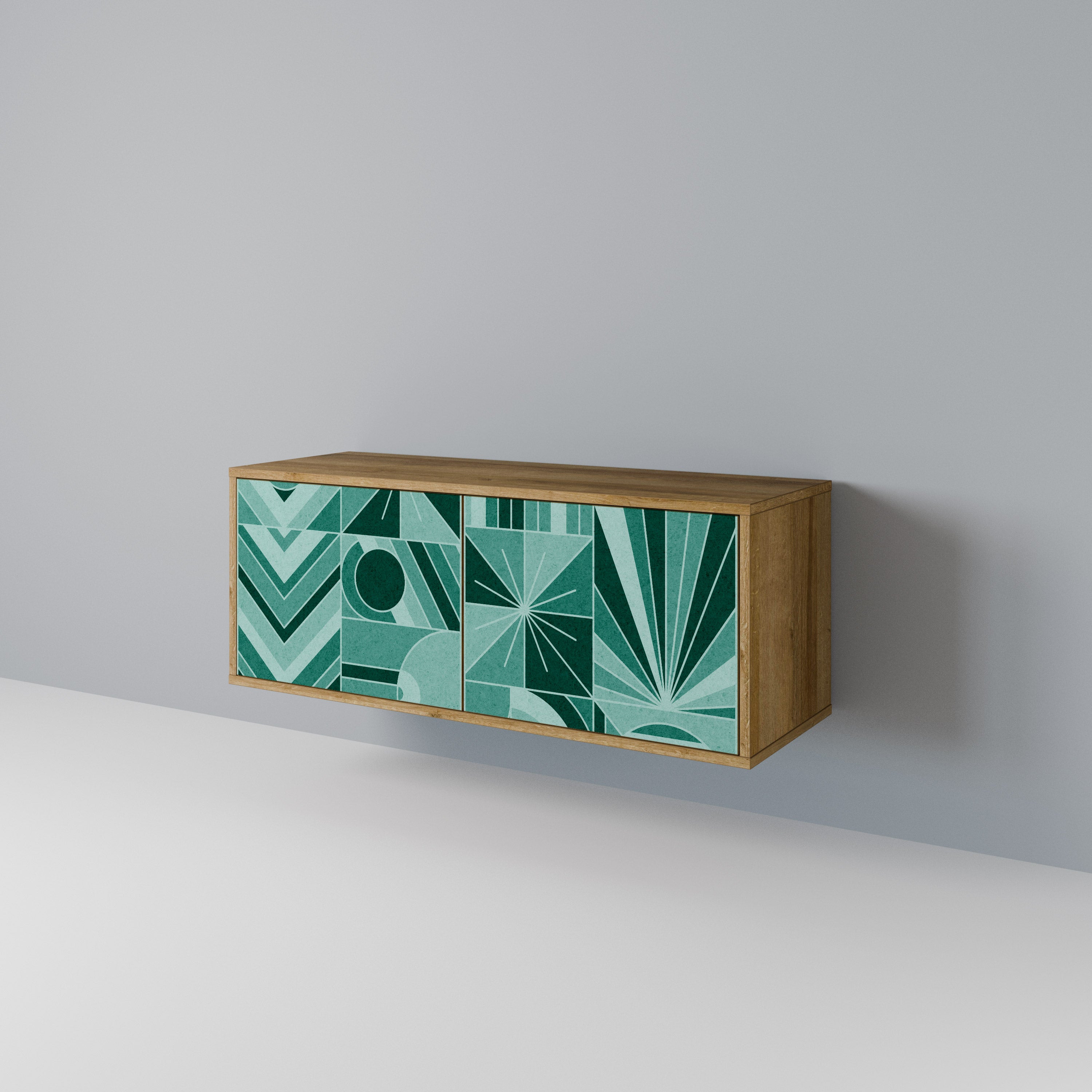 HARMONIC GRID Kompaktní dvoudveřový TV stolek