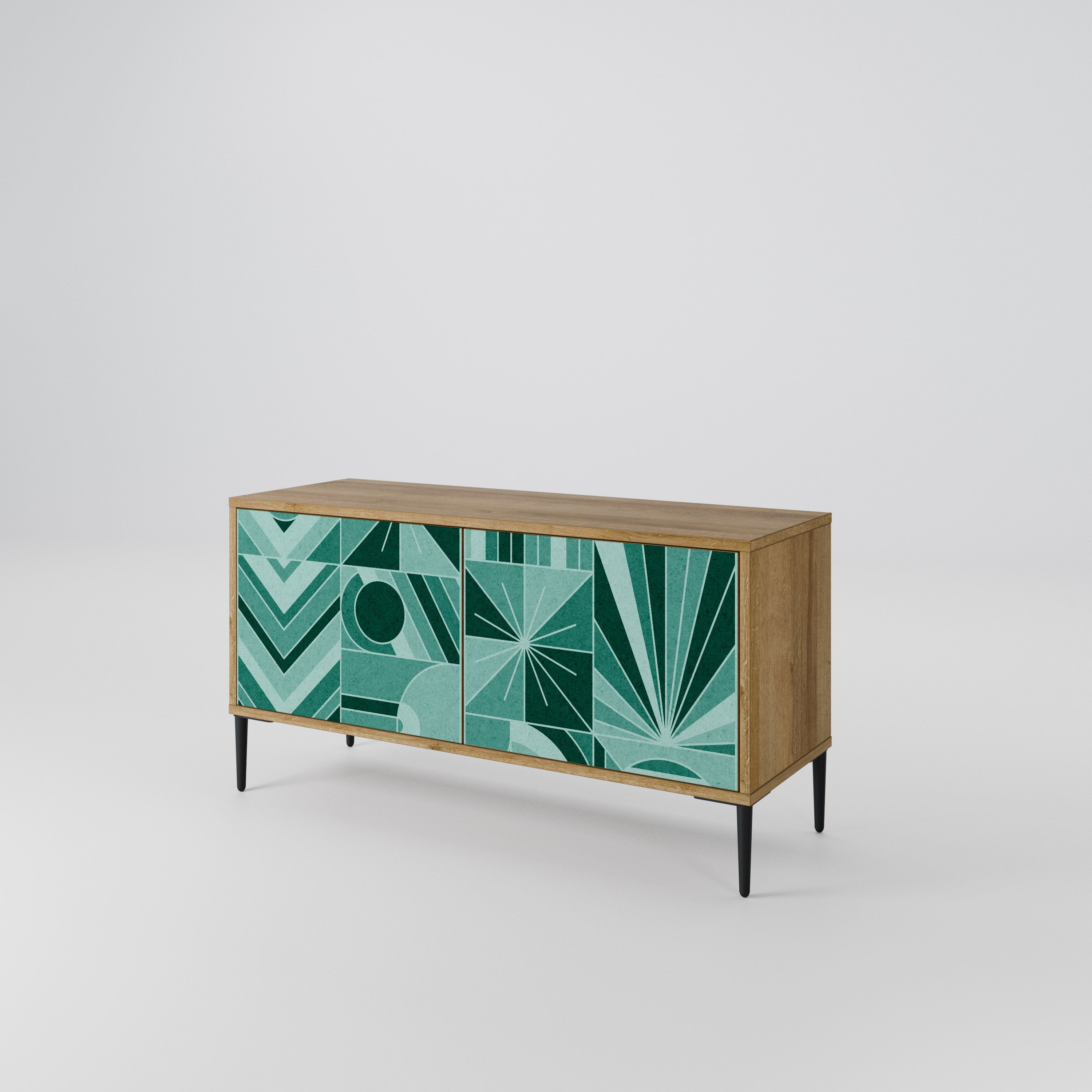 HARMONIC GRID Kompaktní dvoudveřový TV stolek