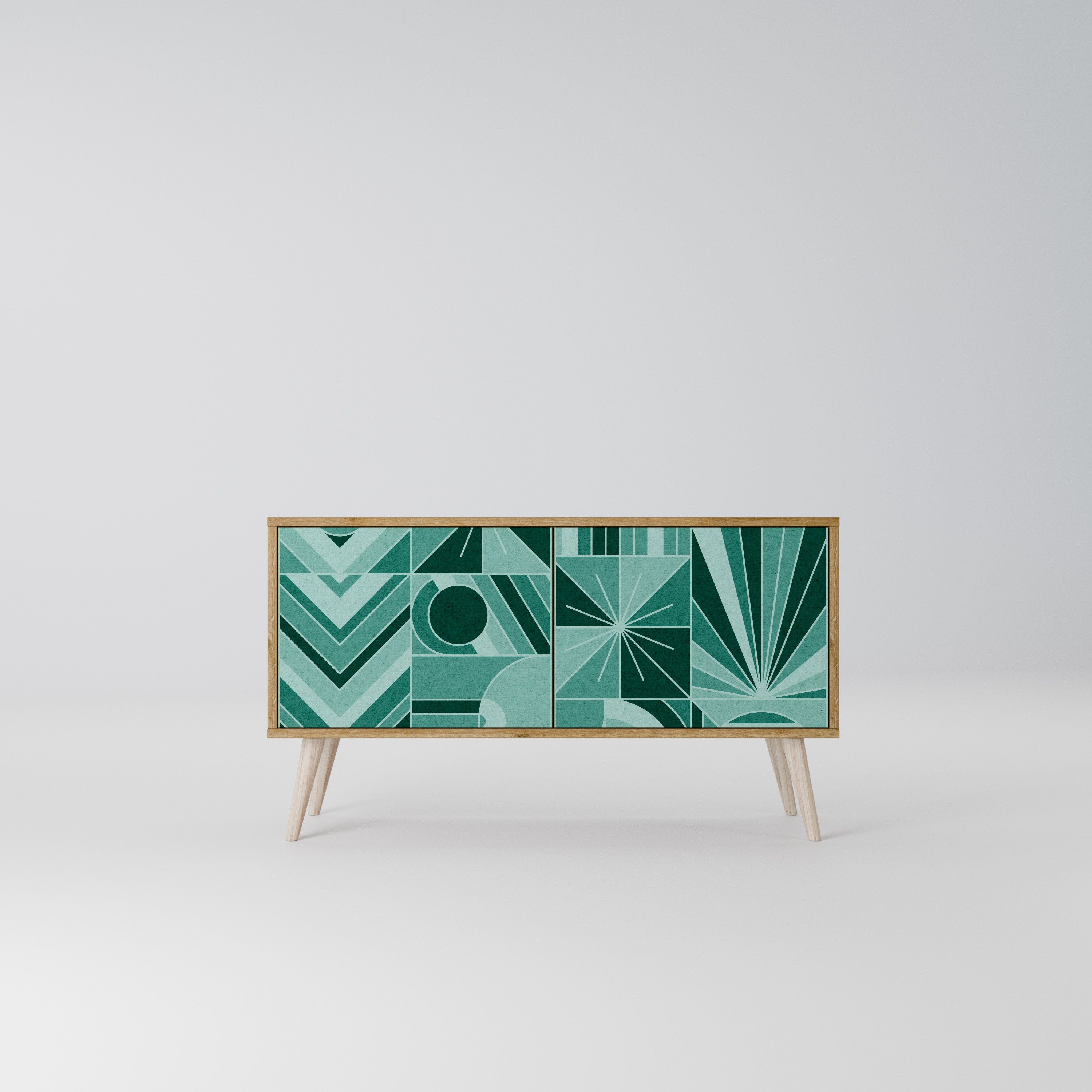 HARMONIC GRID Kompaktní dvoudveřový TV stolek