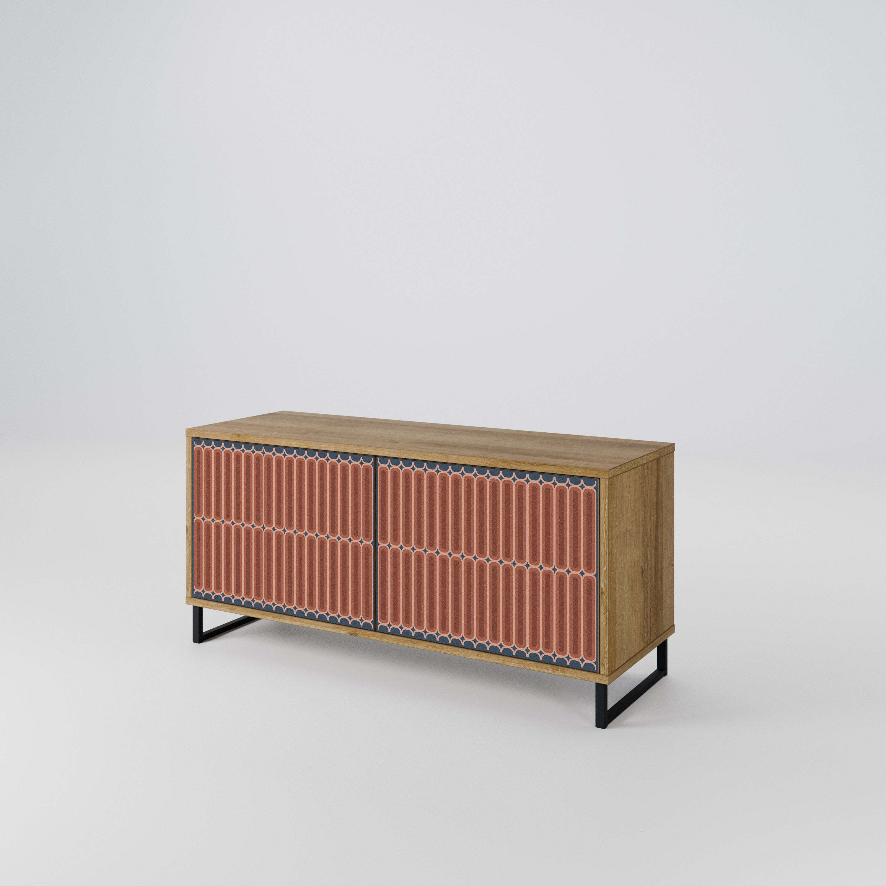 HYPNOTIC GATE Kompaktní dvoudveřový TV stolek