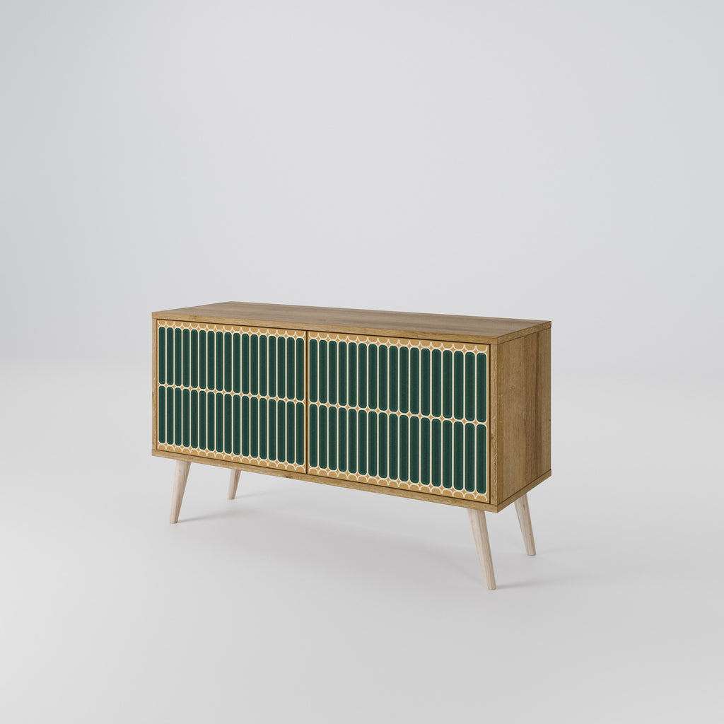 ILUSION GATE Compact 2-Door TV Cabinet