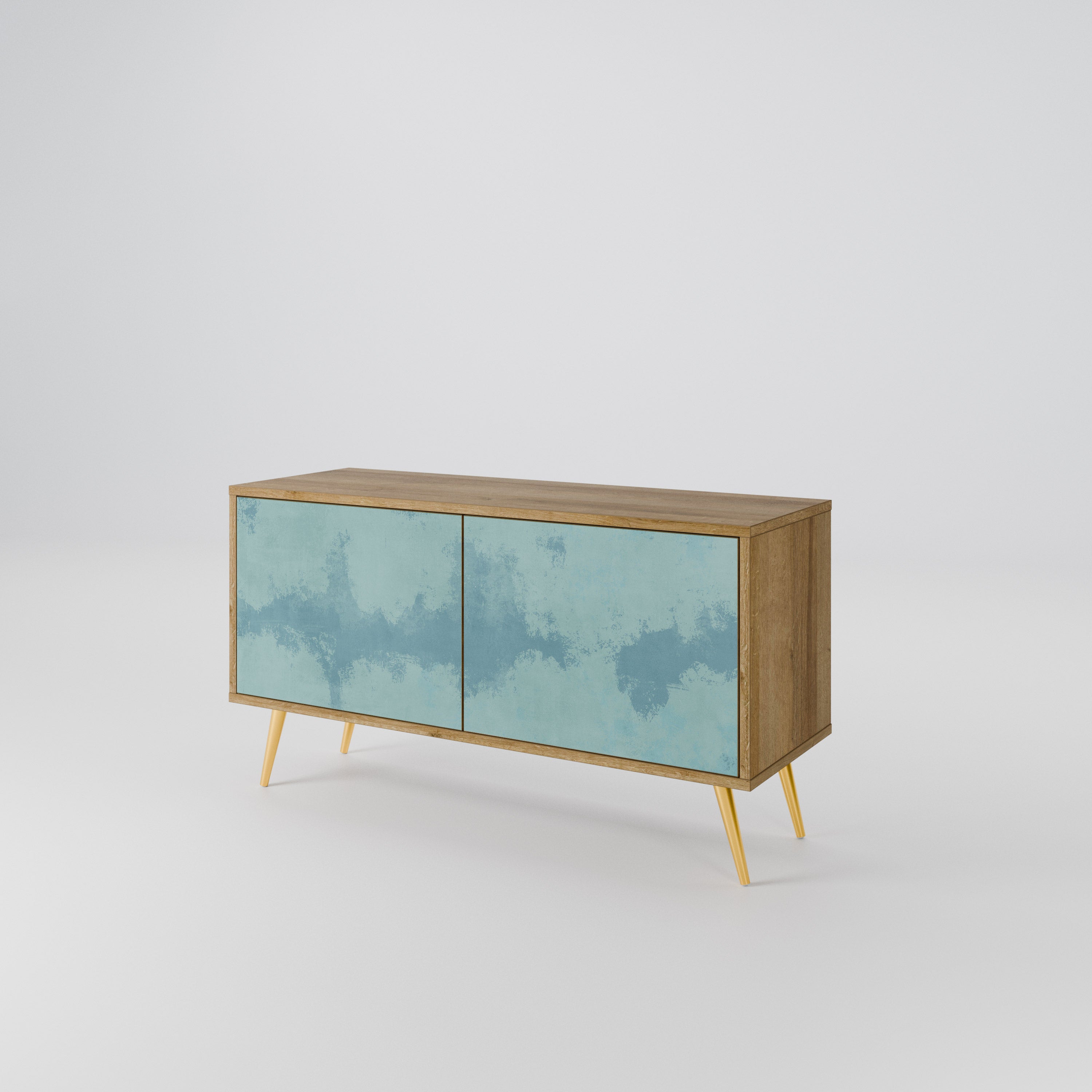 SKY WASH Compact 2-Door TV Cabinet