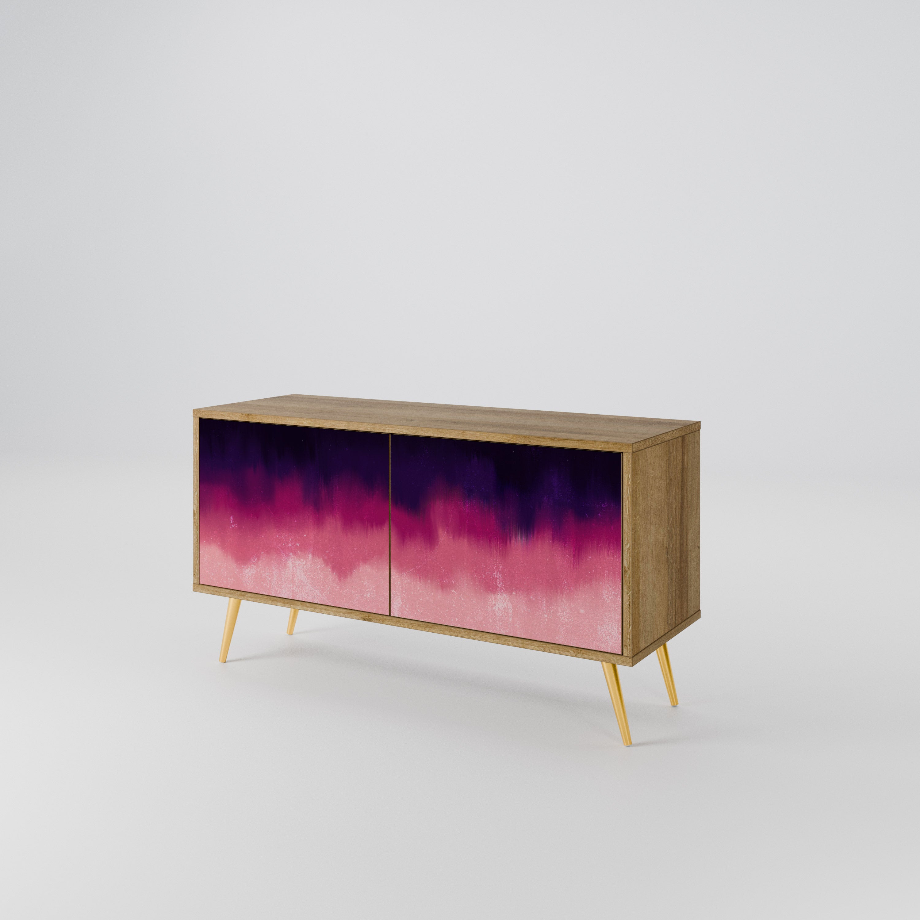 AURORA BOREALIS Compact 2-Door TV Cabinet