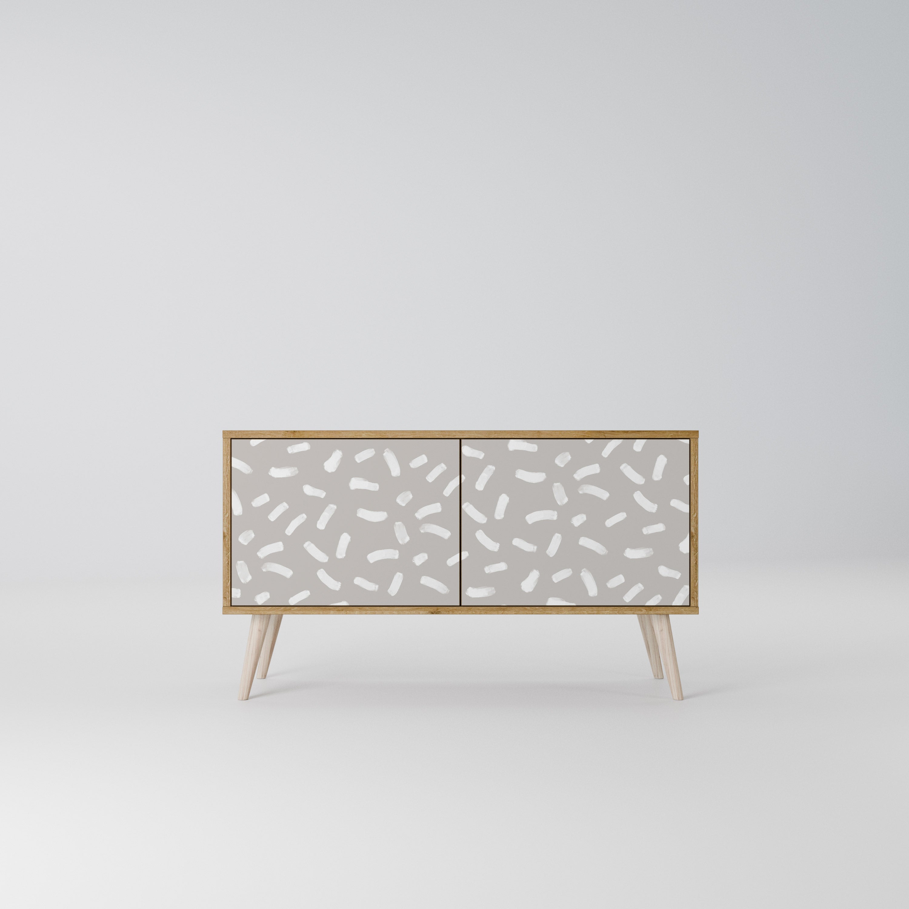 PASSING SECONDS Kompaktní dvoudveřový TV stolek