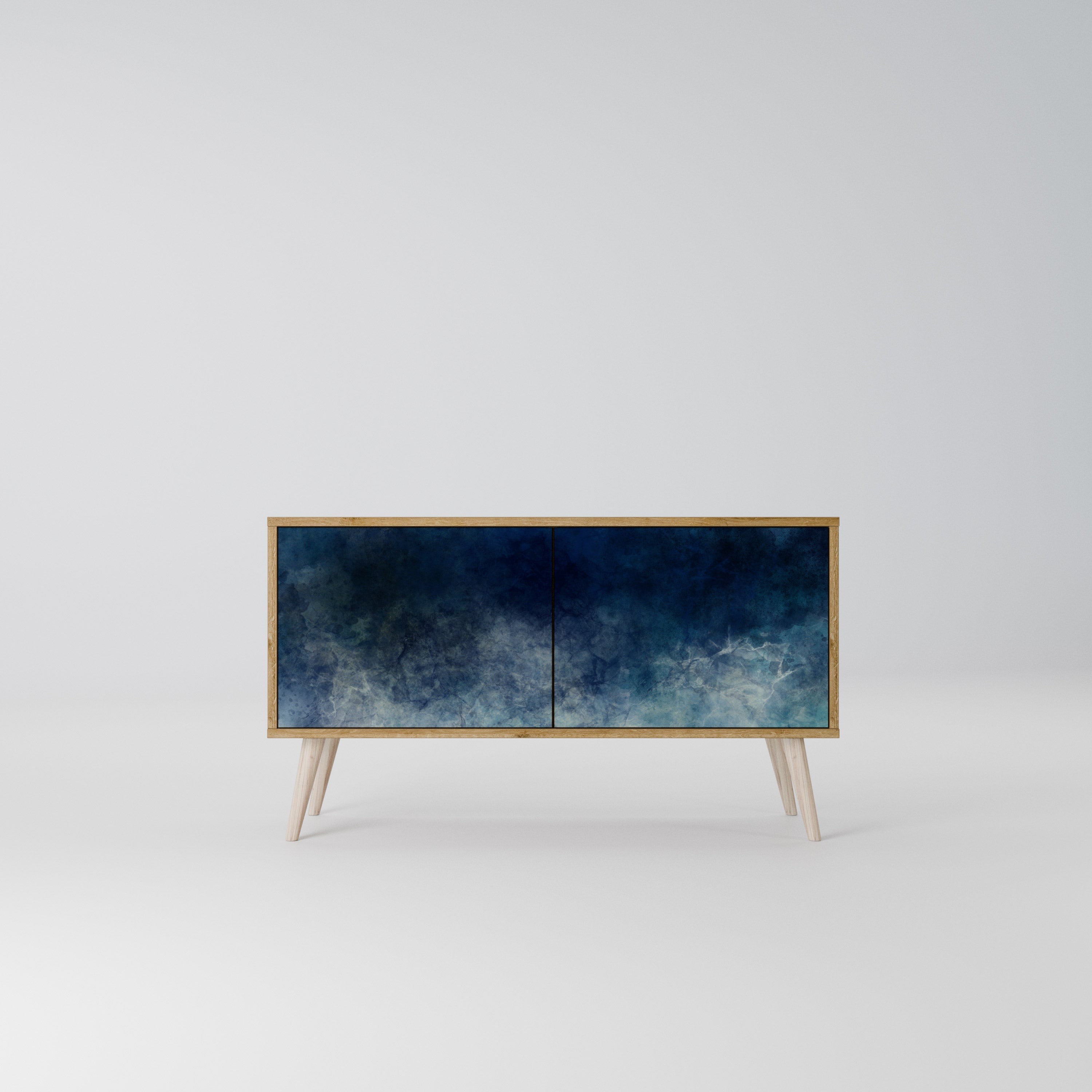 CELESTIAL FALL Kompaktní dvoudveřový TV stolek