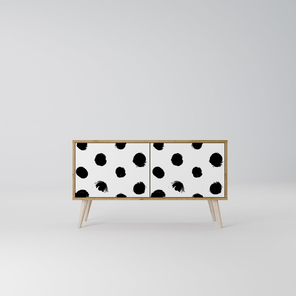 SLIPPING MINUTES Kompaktní dvoudveřový TV stolek