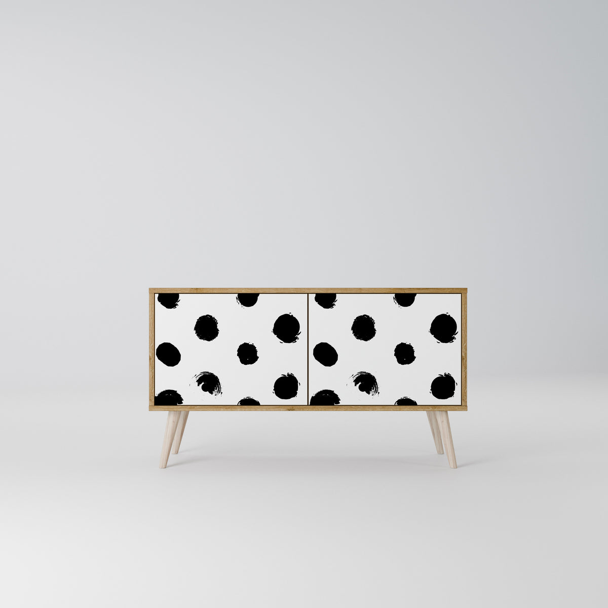 SLIPPING MINUTES Kompaktní dvoudveřový TV stolek