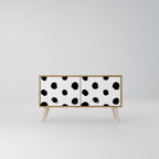 SLIPPING MINUTES Kompaktní dvoudveřový TV stolek