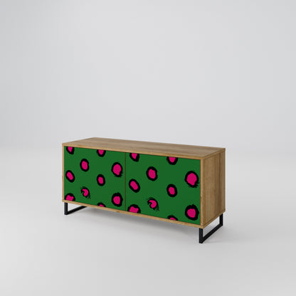 FUNKY SPOTS Kompaktní dvoudveřový TV stolek