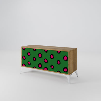 FUNKY SPOTS Kompaktní dvoudveřový TV stolek