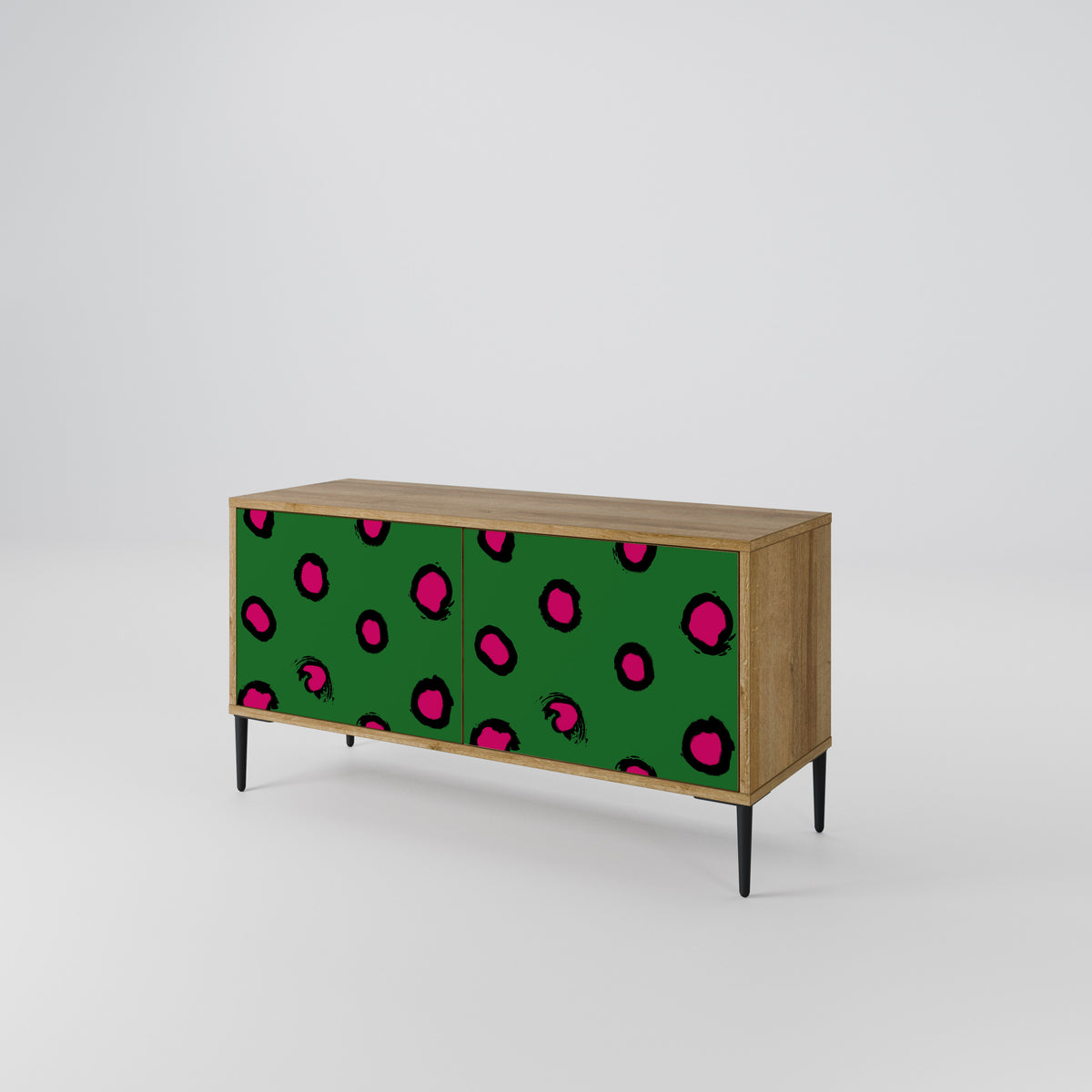 FUNKY SPOTS Kompaktní dvoudveřový TV stolek