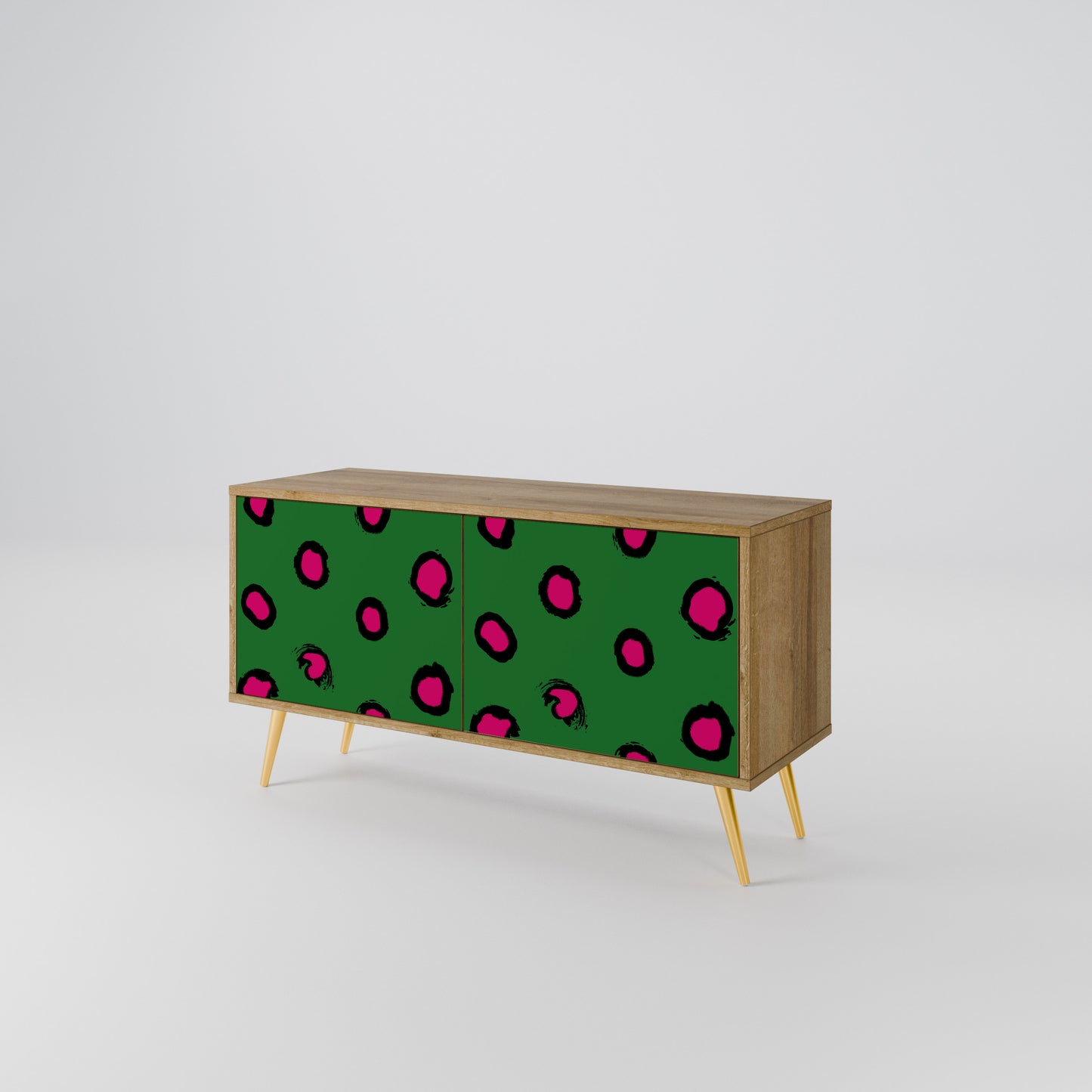 FUNKY SPOTS Kompaktní dvoudveřový TV stolek