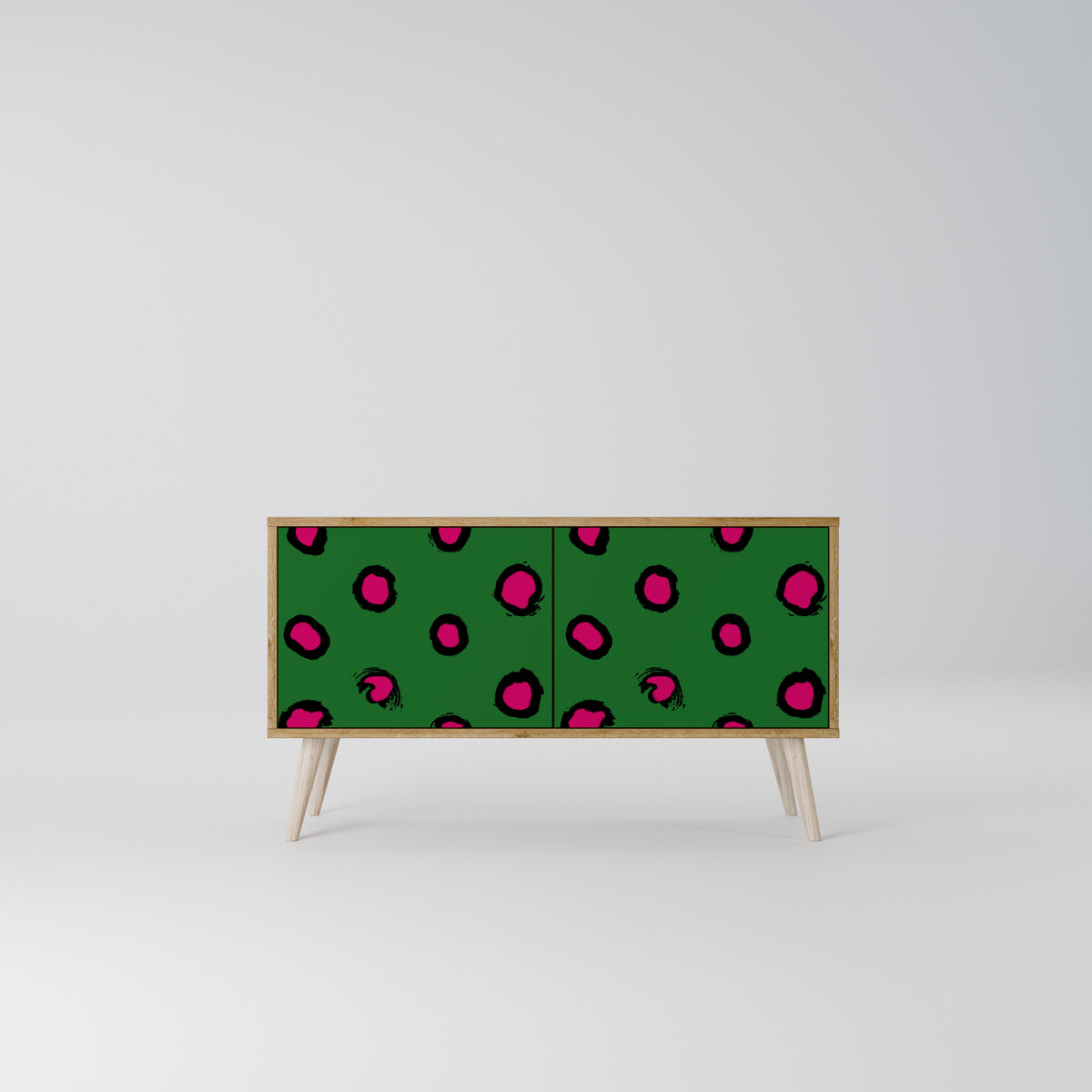 FUNKY SPOTS Kompaktní dvoudveřový TV stolek