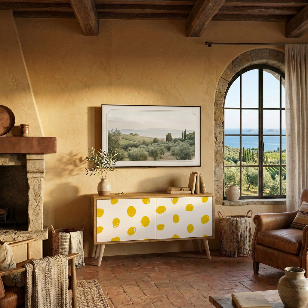 RADIANT REVERIE Kompaktní dvoudveřový TV stolek