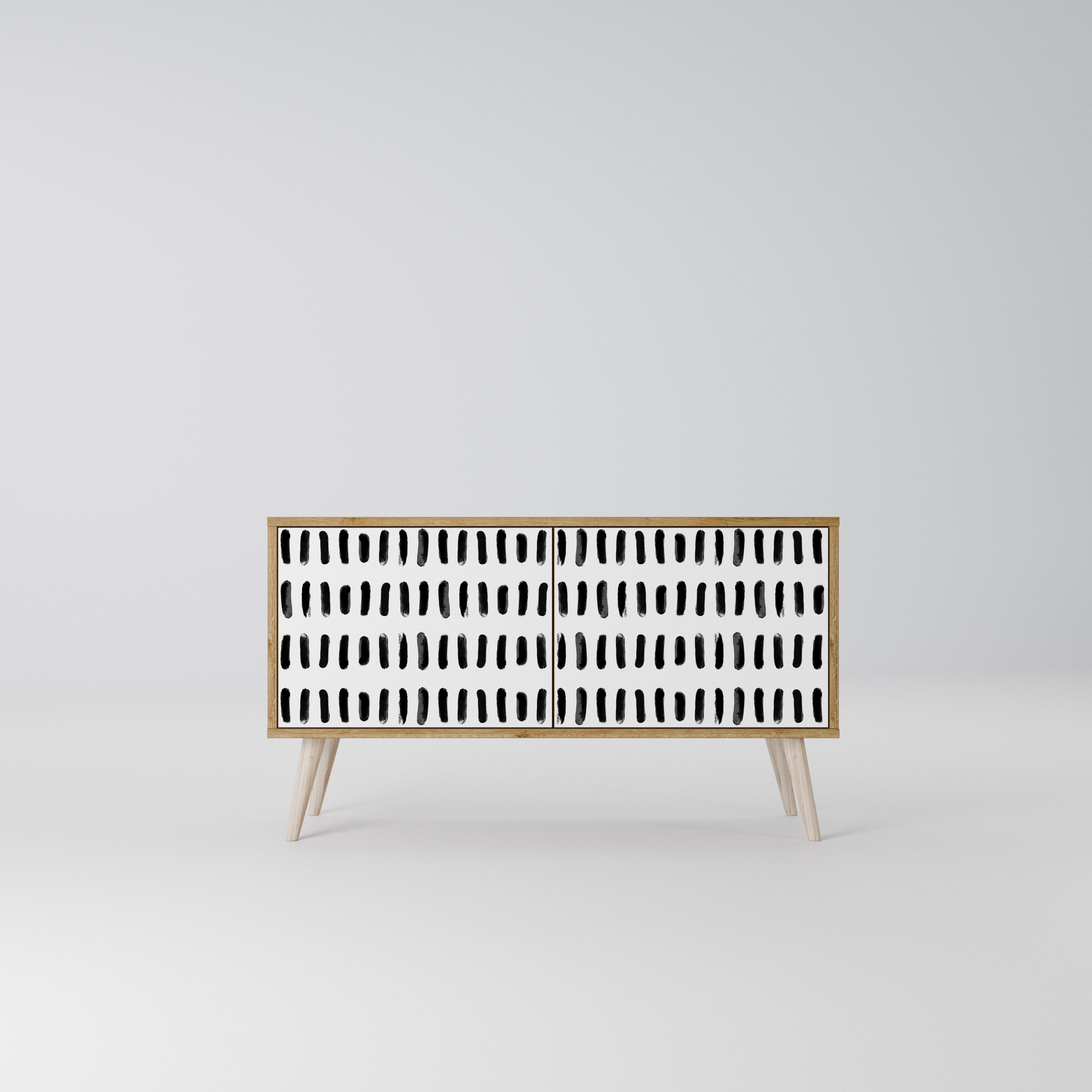 NIGHTY MELODIES Kompaktní dvoudveřový TV stolek