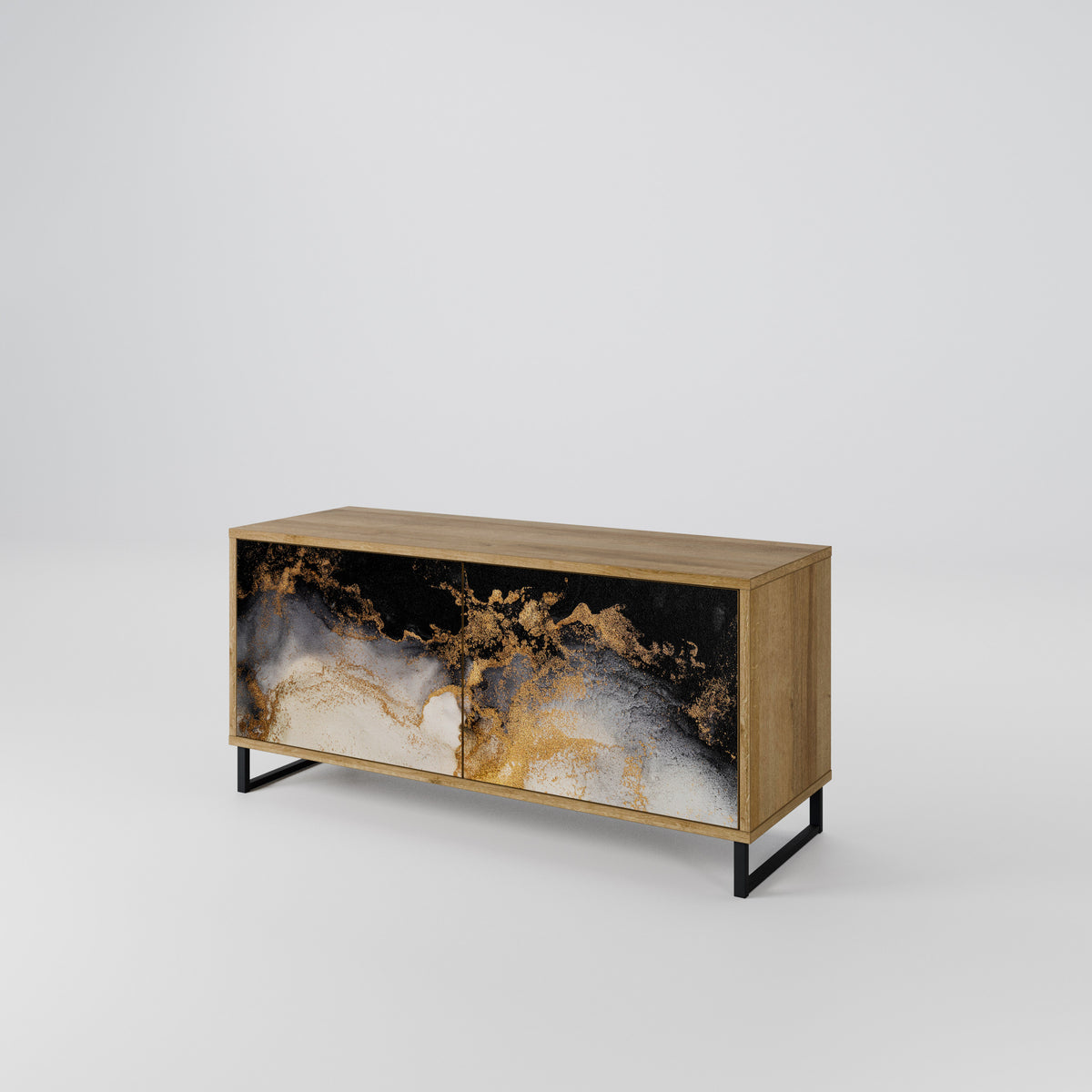 MARBLE OF TOMMORROW Kompaktní dvoudveřový TV stolek