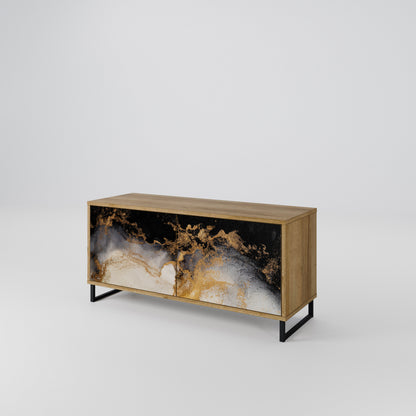 MARBLE OF TOMMORROW Kompaktní dvoudveřový TV stolek