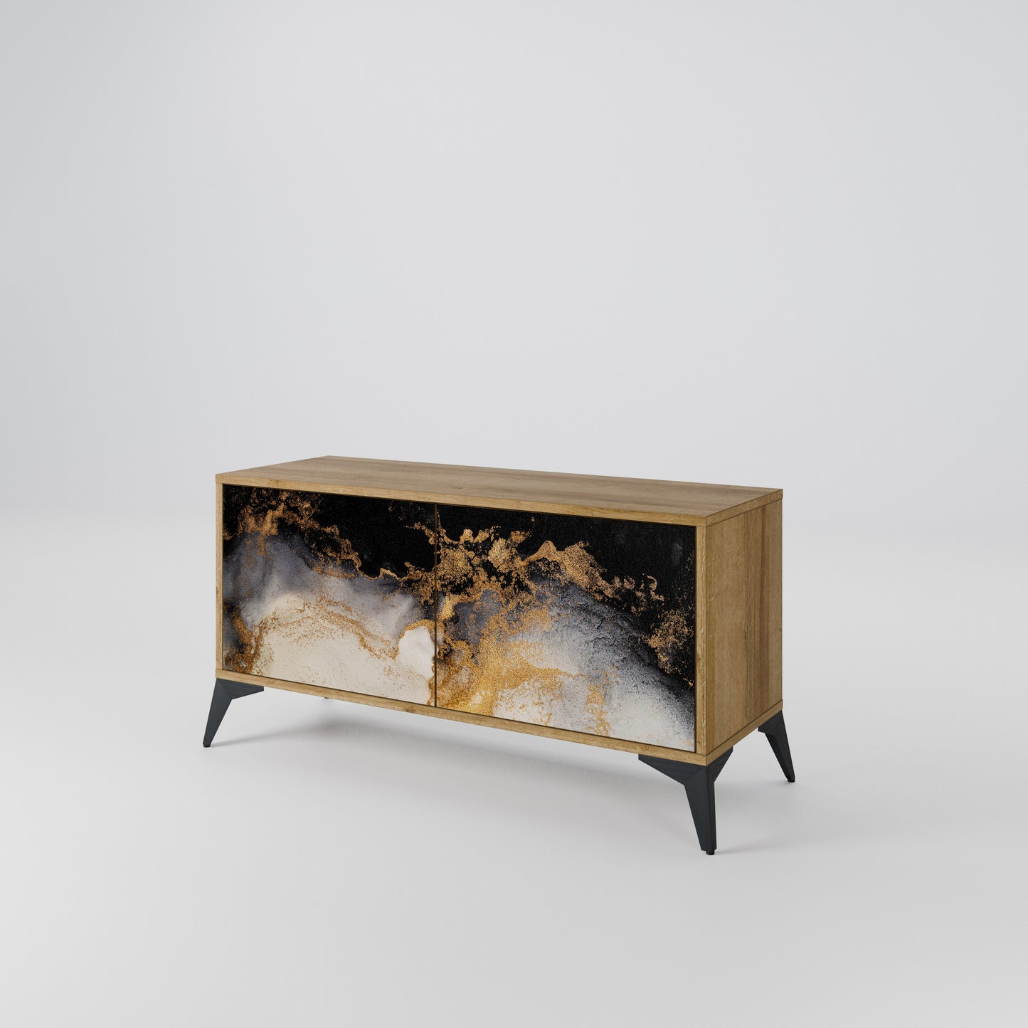 MARBLE OF TOMMORROW Kompaktní dvoudveřový TV stolek