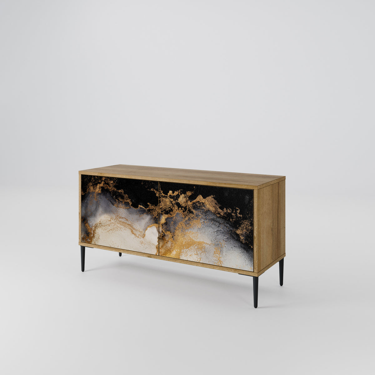 MARBLE OF TOMMORROW Kompaktní dvoudveřový TV stolek