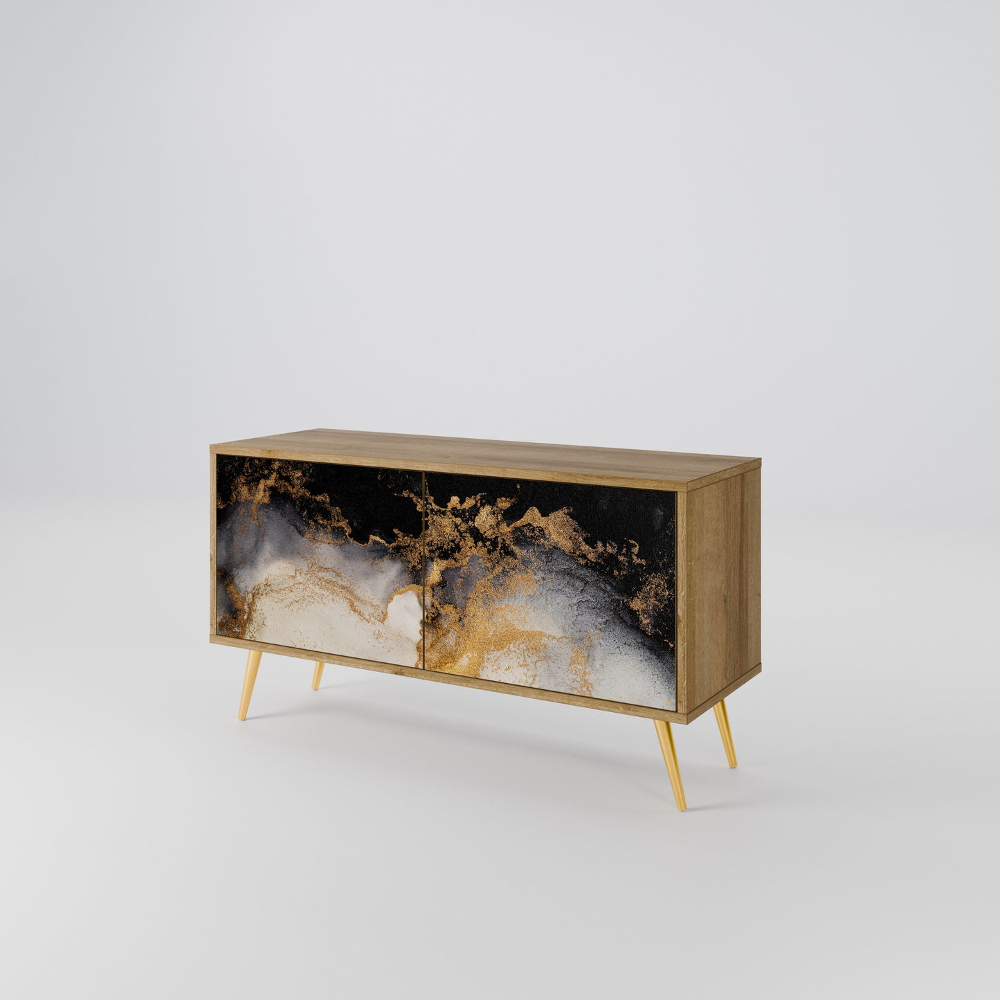 MARBLE OF TOMMORROW Kompaktní dvoudveřový TV stolek