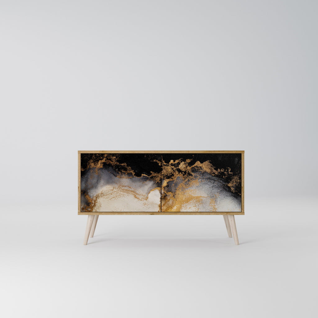 MARBLE OF TOMMORROW Kompaktní dvoudveřový TV stolek