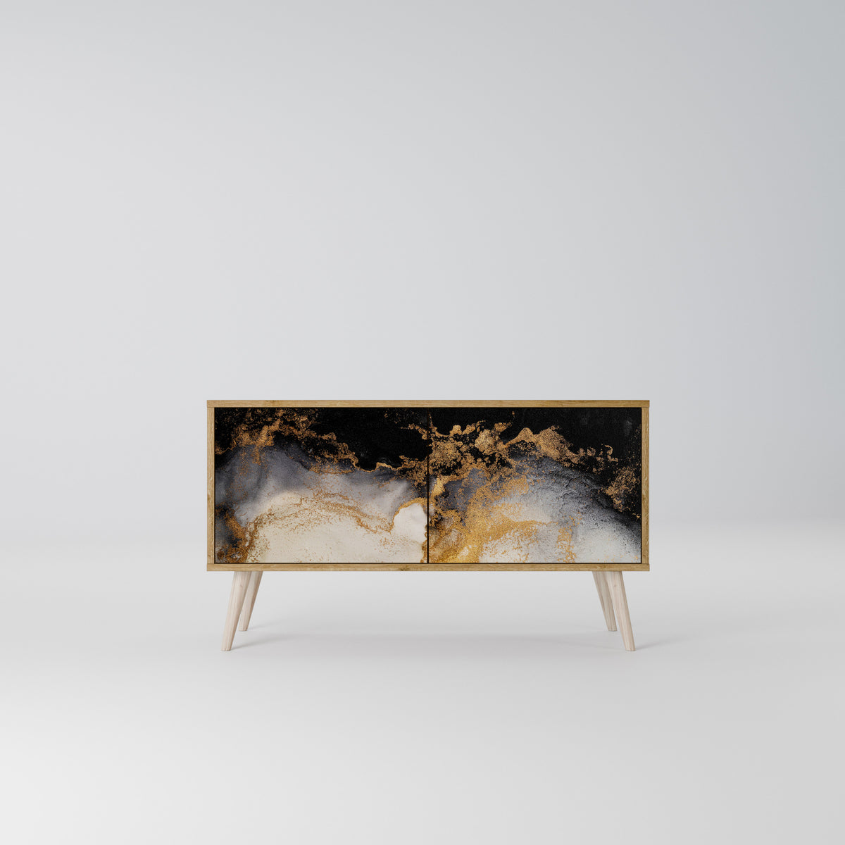 MARBLE OF TOMMORROW Kompaktní dvoudveřový TV stolek