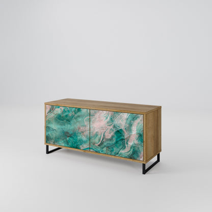 ABSTRACT ALCHEMY Kompaktní dvoudveřový TV stolek