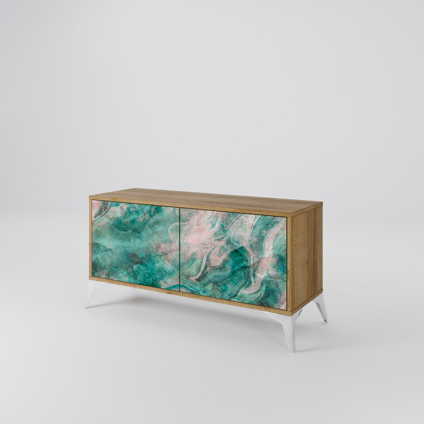 ABSTRACT ALCHEMY Kompaktní dvoudveřový TV stolek