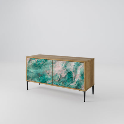 ABSTRACT ALCHEMY Kompaktní dvoudveřový TV stolek