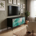 ABSTRACT ALCHEMY Kompaktní dvoudveřový TV stolek