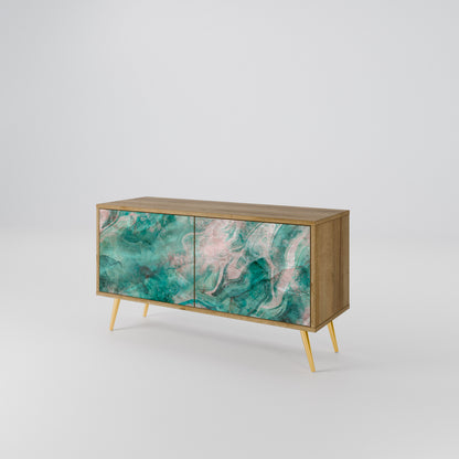 ABSTRACT ALCHEMY Kompaktní dvoudveřový TV stolek