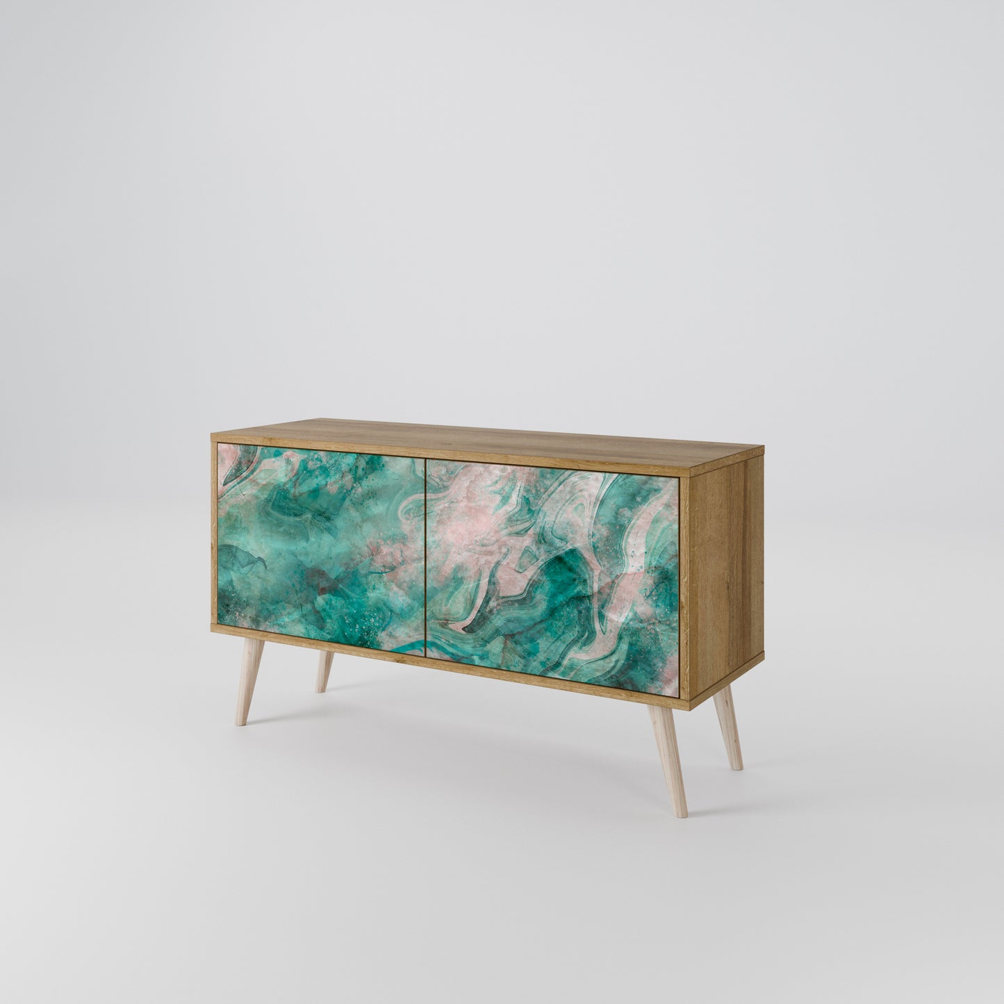 ABSTRACT ALCHEMY Kompaktní dvoudveřový TV stolek