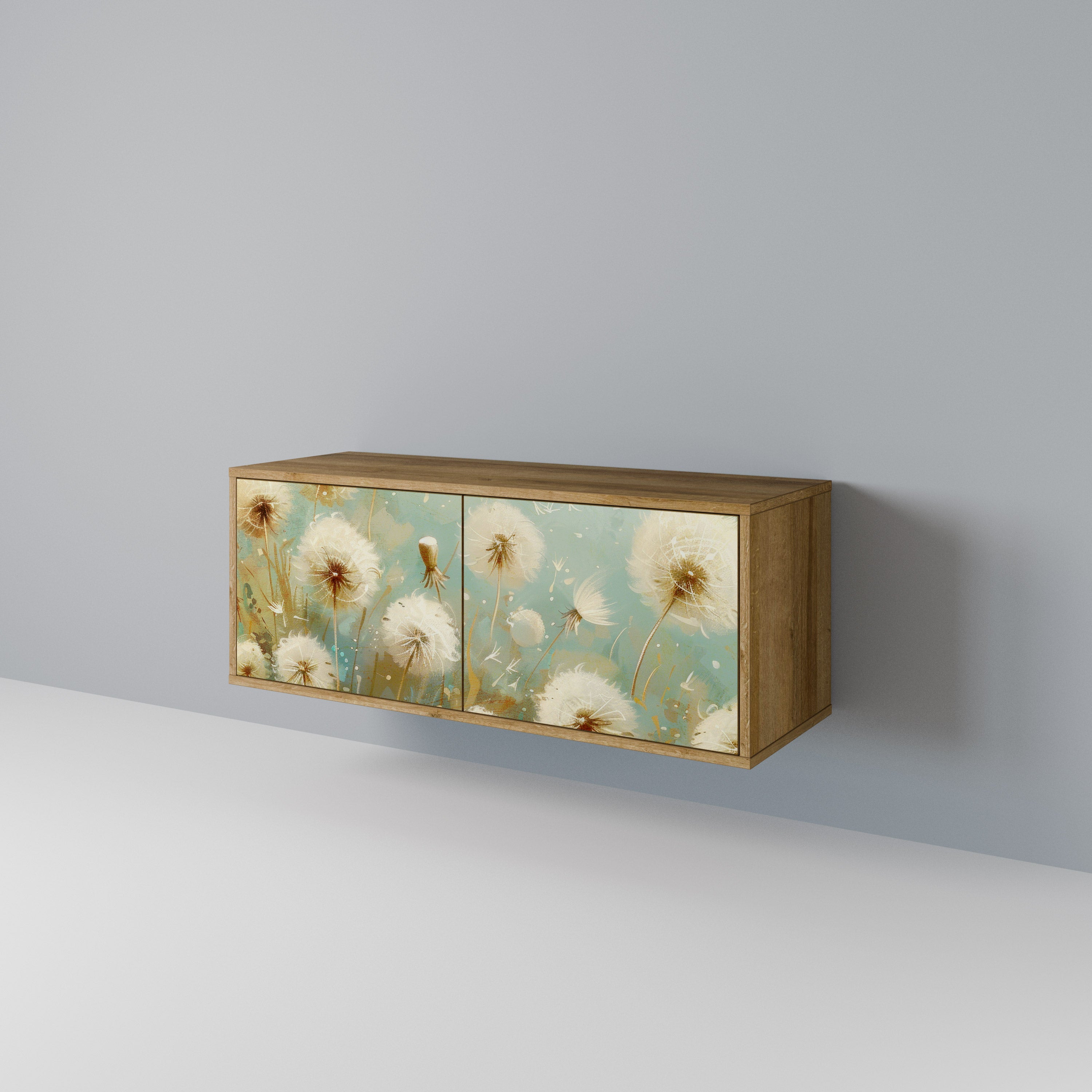 DREAMY MEADOW Compact 2-Door TV Cabinet