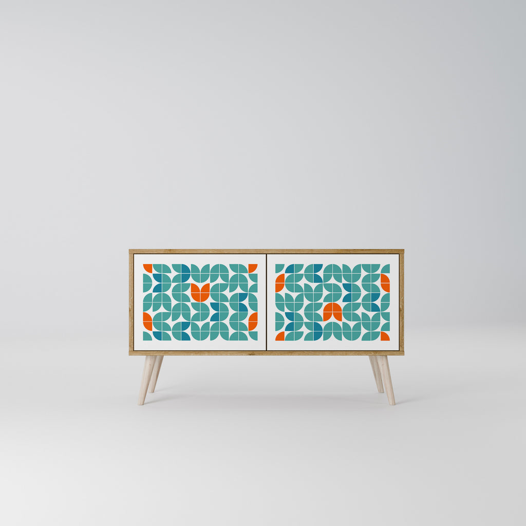 BE THE CHANGE Kompaktní dvoudveřový TV stolek