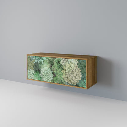 SUCCULENT CLUSTER Kompaktní dvoudveřový TV stolek