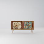 TIMELESS FLORA Kompaktní dvoudveřový TV stolek