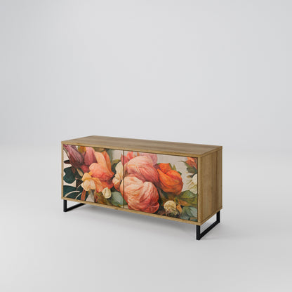 STYLISH BEAUTY Kompaktní dvoudveřový TV stolek