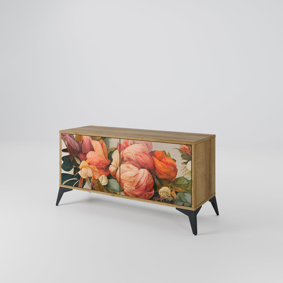 STYLISH BEAUTY Kompaktní dvoudveřový TV stolek