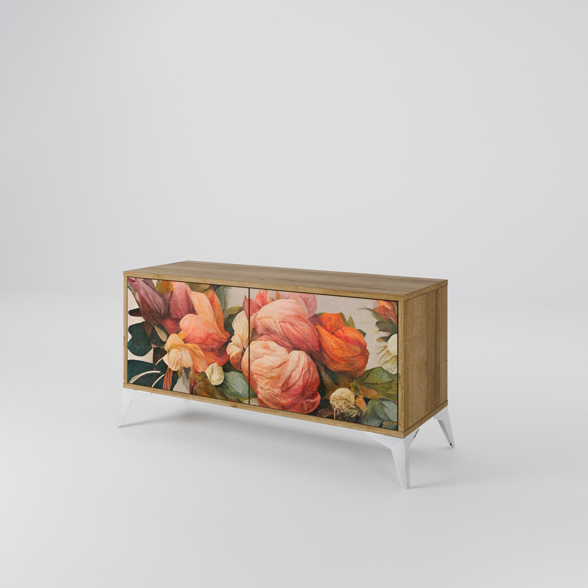 STYLISH BEAUTY Kompaktní dvoudveřový TV stolek