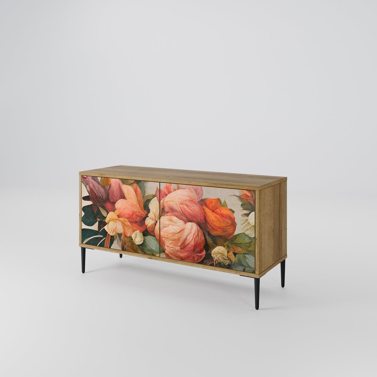 STYLISH BEAUTY Kompaktní dvoudveřový TV stolek