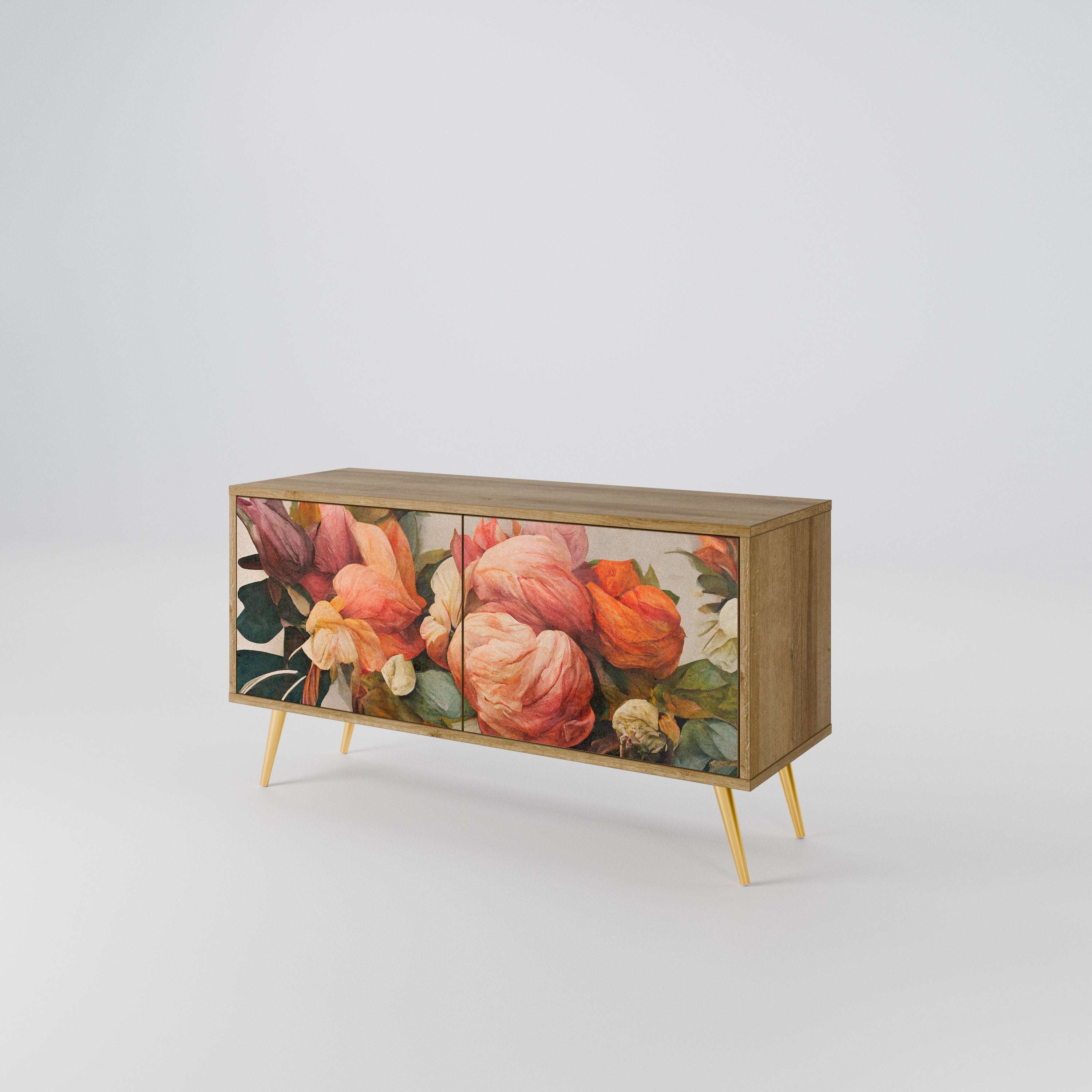 STYLISH BEAUTY Compact 2-Door TV Cabinet