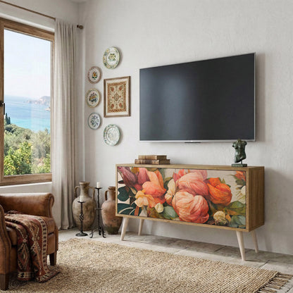STYLISH BEAUTY Kompaktní dvoudveřový TV stolek