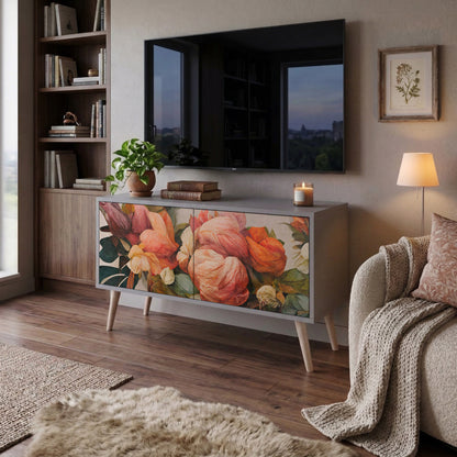 STYLISH BEAUTY Kompaktní dvoudveřový TV stolek