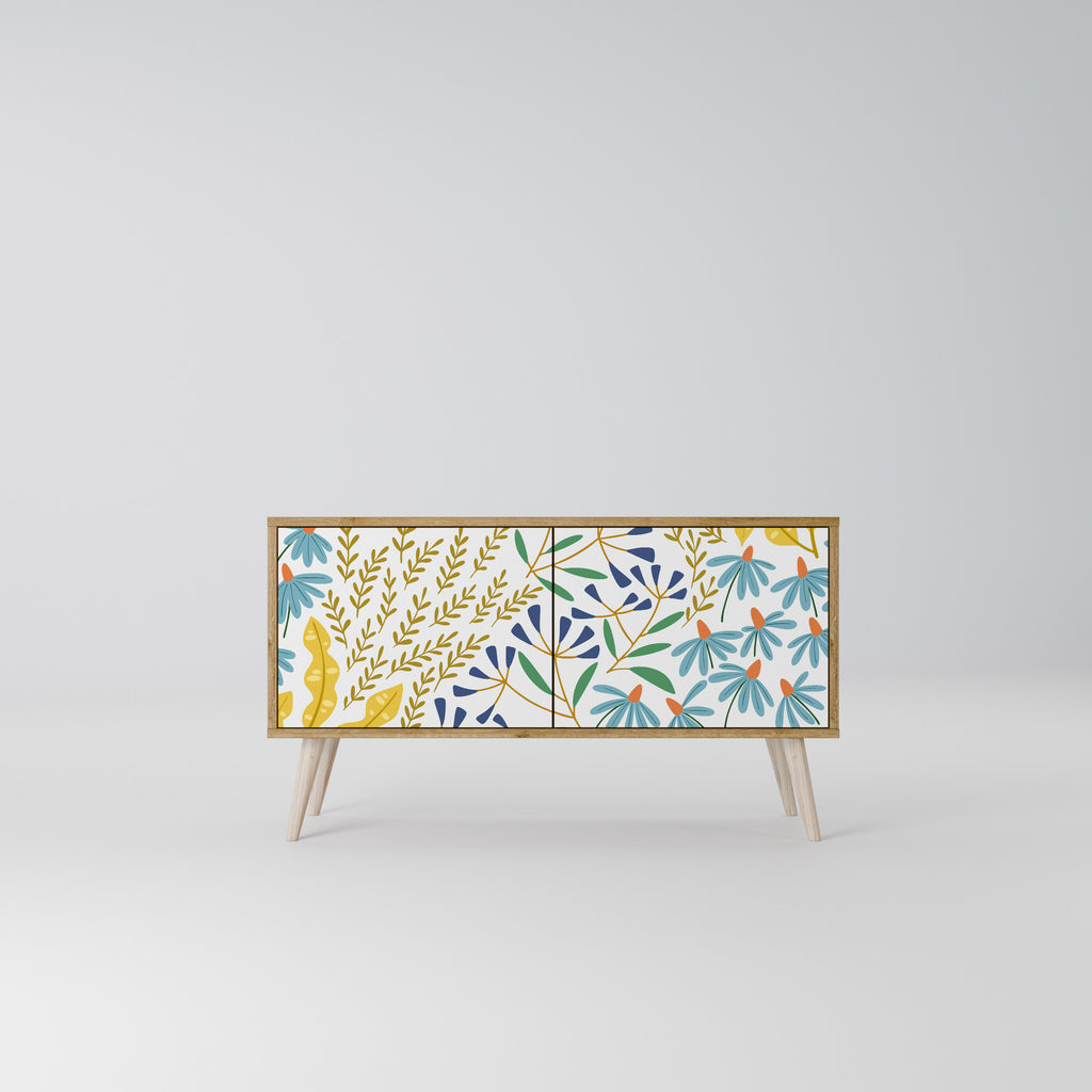 HELLO SPRING Kompaktní dvoudveřový TV stolek