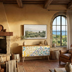 HELLO SPRING Kompaktní dvoudveřový TV stolek