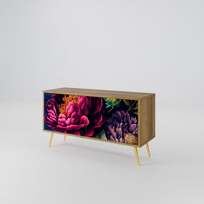 BLOOMING ELEGANCE Kompaktní dvoudveřový TV stolek