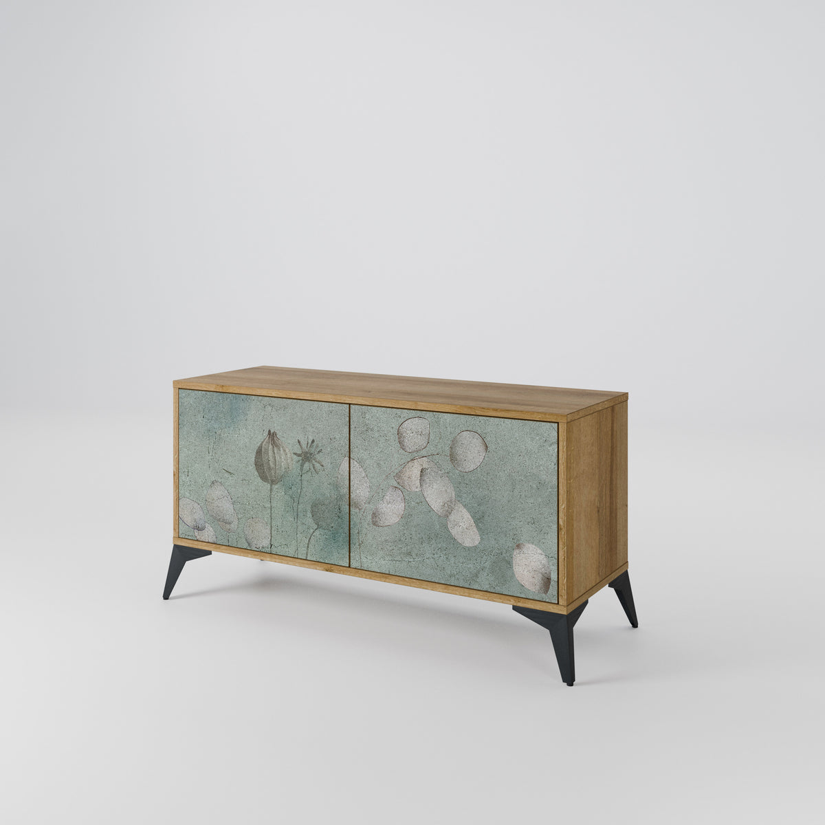 NIGHT LADY Kompaktní dvoudveřový TV stolek