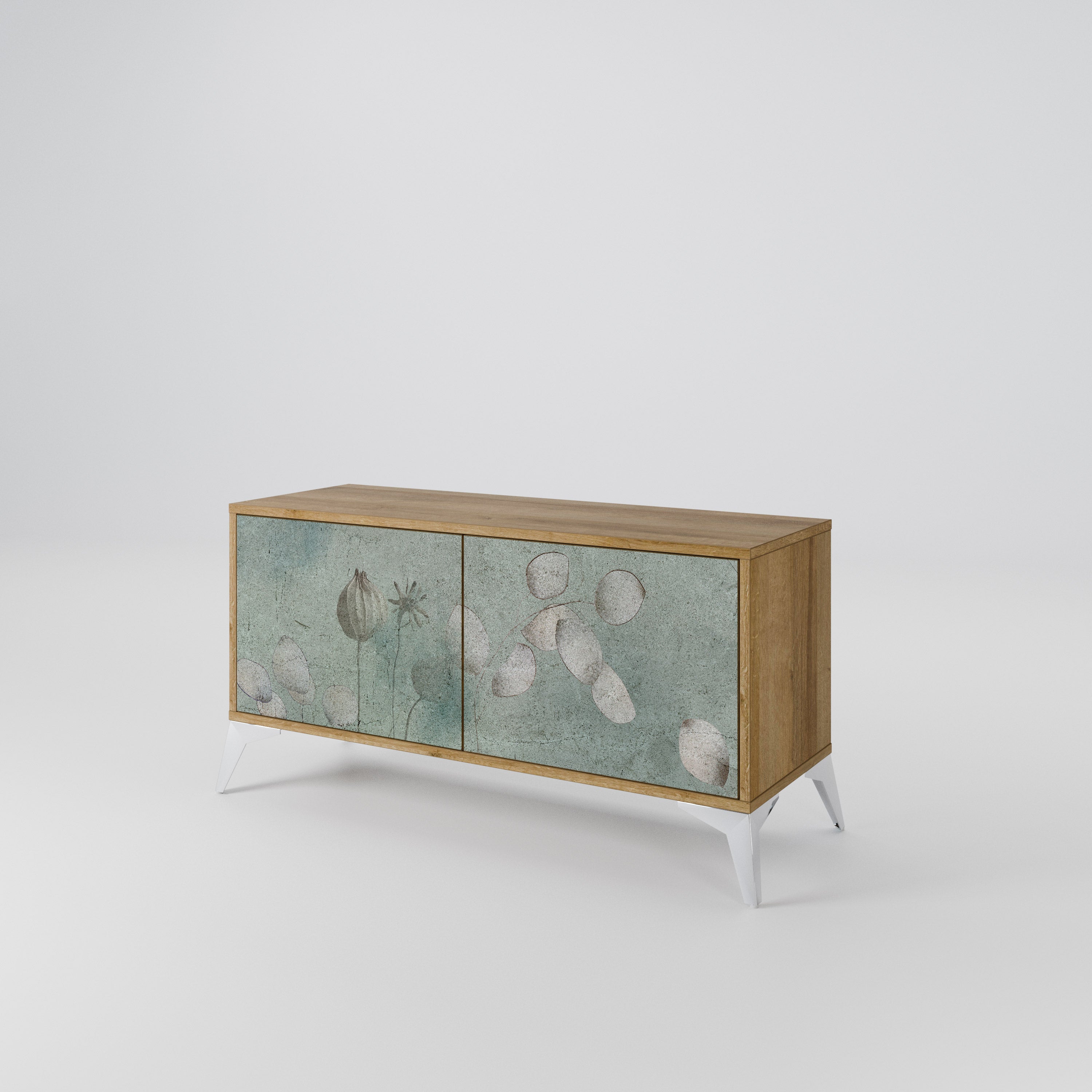 NIGHT LADY Compact 2-Door TV Cabinet