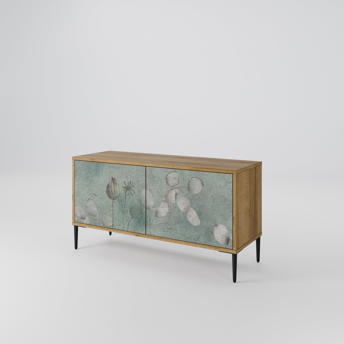 NIGHT LADY Kompaktní dvoudveřový TV stolek